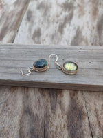 925 Labradorite Sterling Silver Handmade Earring Labradorite Stone Daily wearable Earrings in Oval Shape Earrings Gift for Her