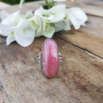 Beautiful Rhodochrosite GemStone Ring - 925 Sterling Silver Ring - Boho Ring - Wedding Rings - Silver Rings- gifts for her -Bohemian Ring