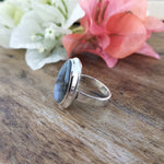 Labradorite  Boho  Ring -925 Sterling Silver Ring - Hand Crafted Bohemian Ring- Labradorite Ring- Rings -Gifts for her-Gifts -Wedding Gift