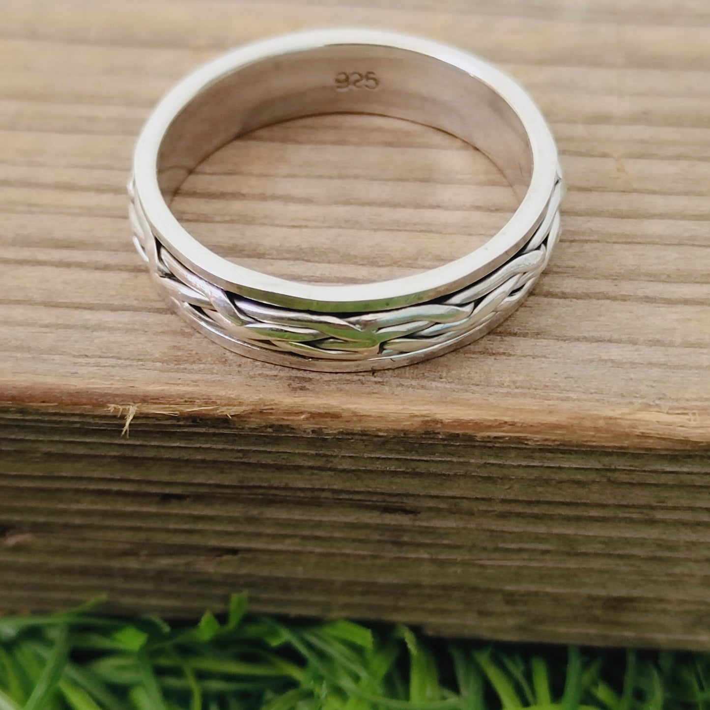 Spinner Band Ring ,Sterling Silver Band ring, Silver band ring ,925 sterling silver ring ,spinner ring , thumb ring , band ring