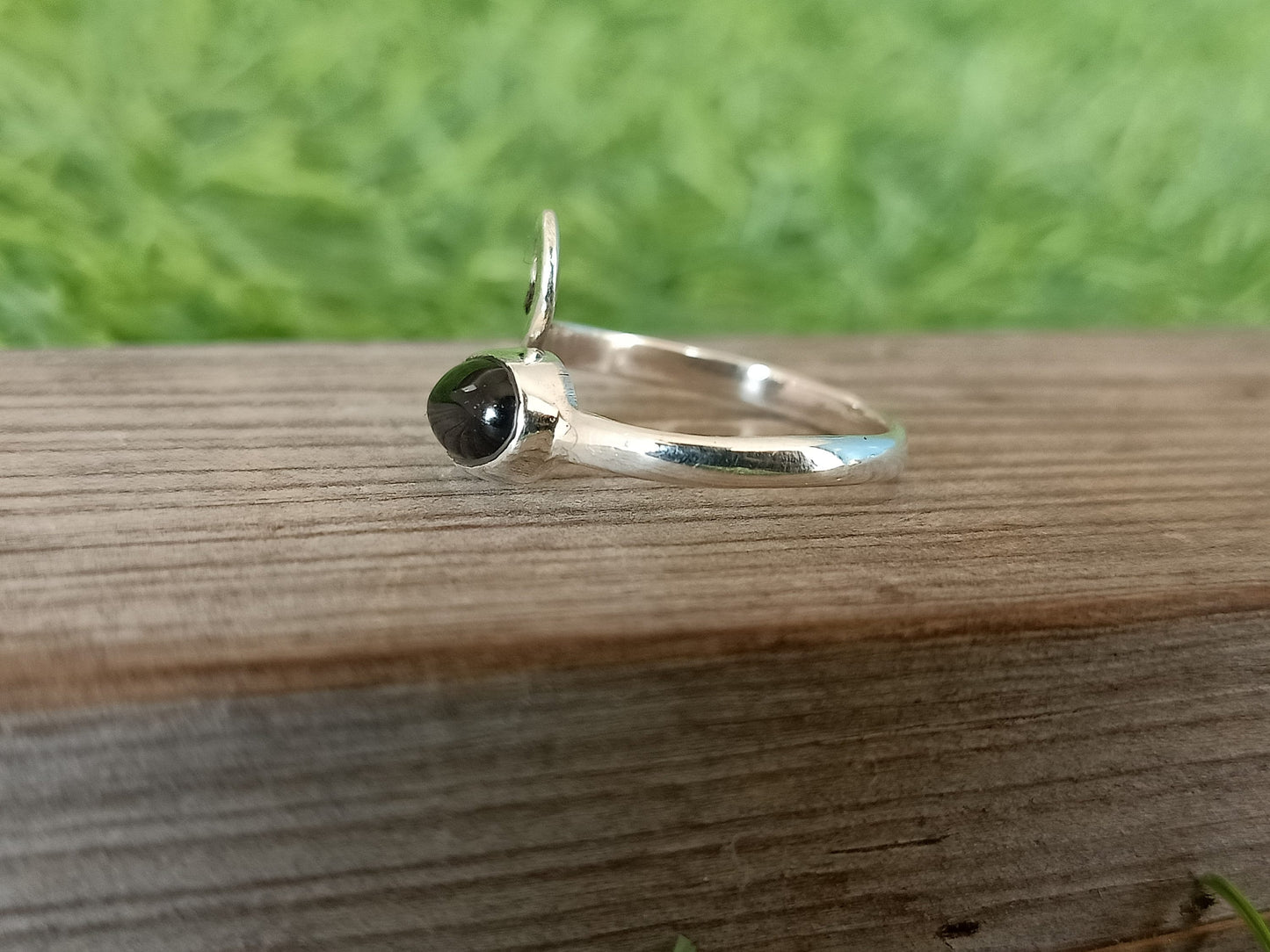 Beautiful Black Onyx Ring  - Boho Statement Ring - Black Onyx - Hand Crafted Bohemian Ring -Bohemian Ring Black Onyx Ring -Rings -Gift for