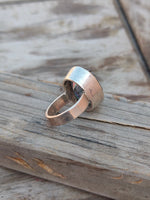 Mystic Quartz  Boho  Ring -Quartz Sterling Silver Ring - Hand Crafted Bohemian Ring-Bohemian Ring - Quartz - Rings -Gift for - bohemian