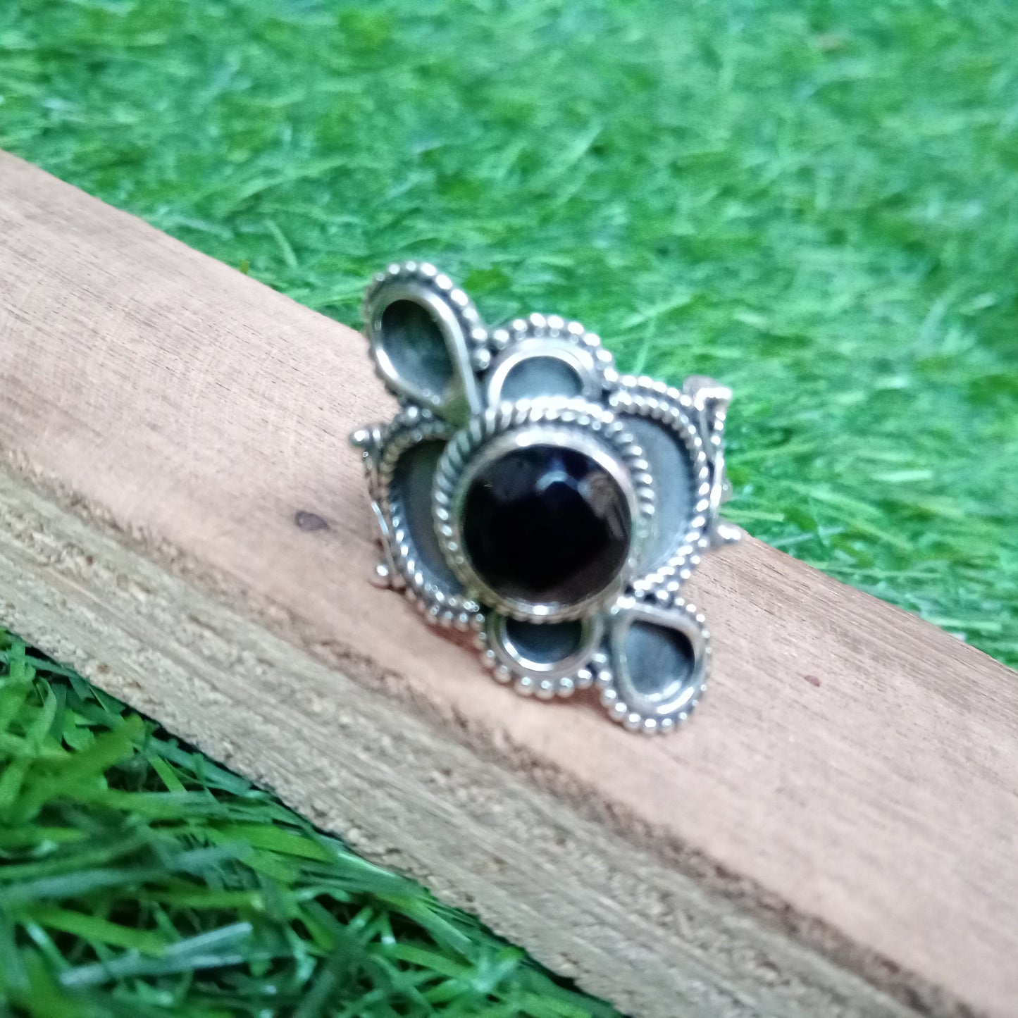 Black Onyx  Boho Ring | Black Onyx Sterling Silver Ring | Handmade Ring | Boho Ring | Black Onyx Ring | Boho Jewelry | Rings for Gift