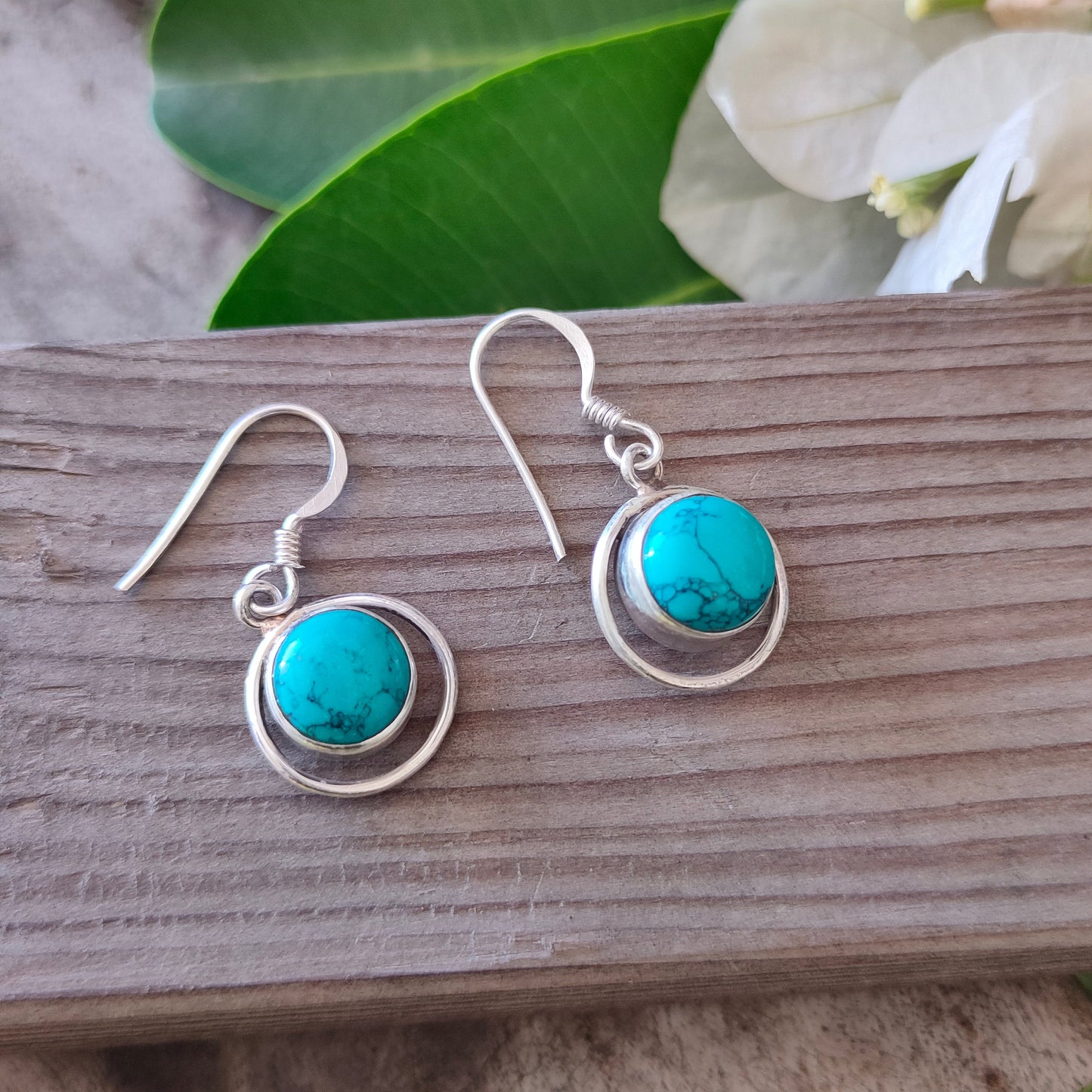 Natural Turquoise Gemstone Earrings, Turquoise Silver earrings , 925 Sterling Silver Earrings, Weddings Special earrings, Earrings For girls