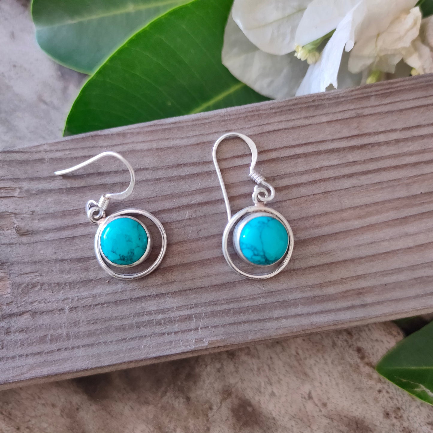 Natural Turquoise Gemstone Earrings, Turquoise Silver earrings , 925 Sterling Silver Earrings, Weddings Special earrings, Earrings For girls