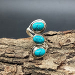 Turquoise  Gemstone Boho  Ring,925 Sterling Silver Ring,Turquoise Bohemian Ring - Bohemian Ring,Turquoise ring- Rings - Gift for her , Rings