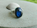 Labradorite silver gemstone ring , Silver boho rings , Handmade silver rings , 925 silver ring,Labradorite silver rings ,birthday gift ring