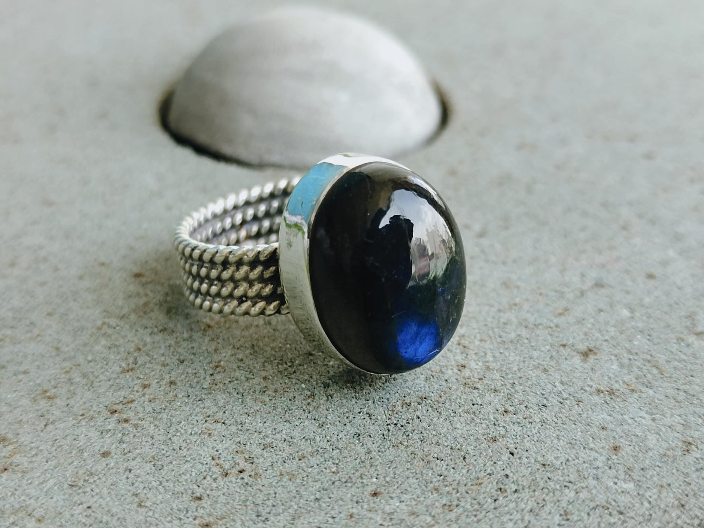 Labradorite silver gemstone ring , Silver boho rings , Handmade silver rings , 925 silver ring,Labradorite silver rings ,birthday gift ring