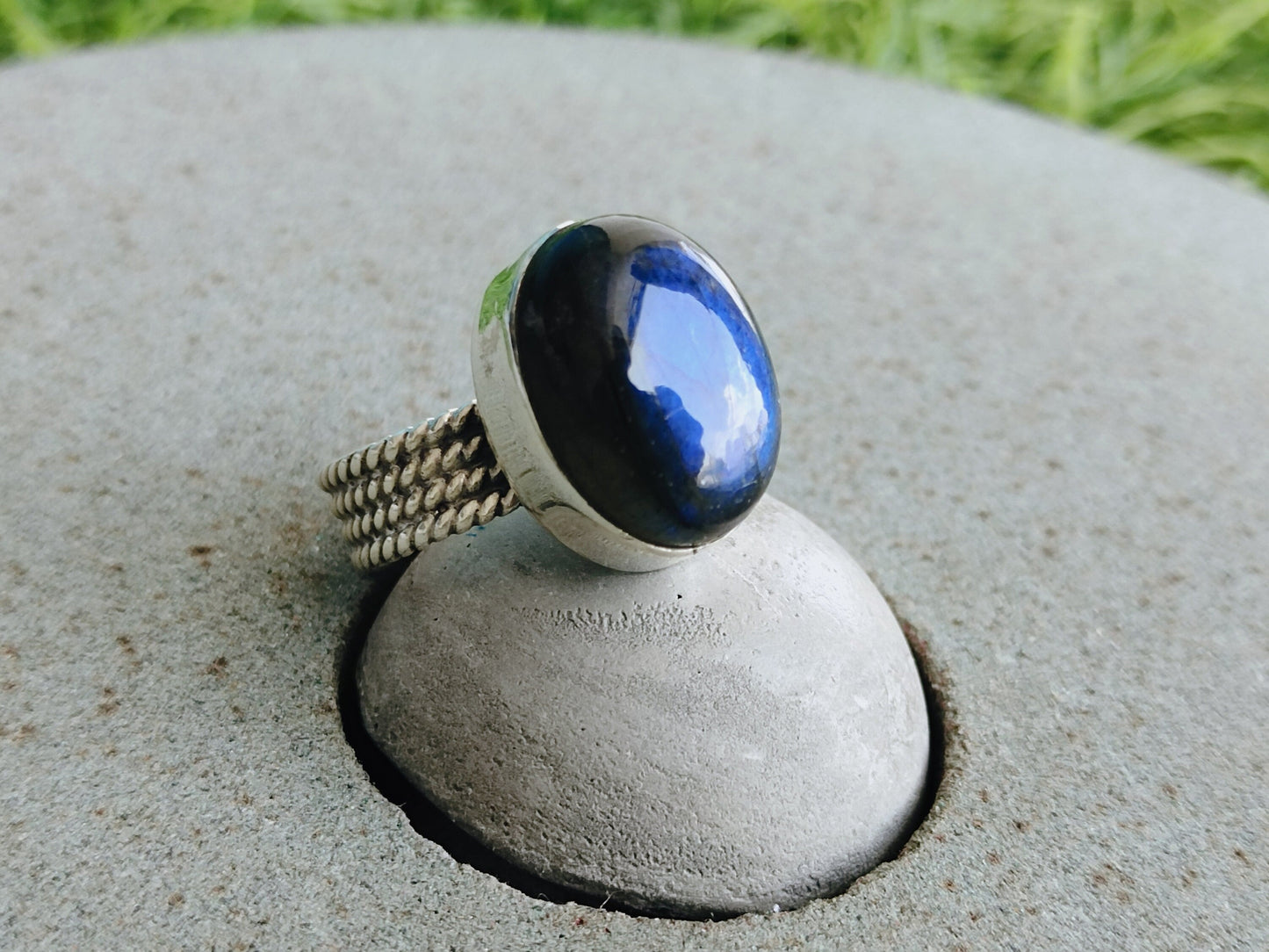 Labradorite silver gemstone ring , Silver boho rings , Handmade silver rings , 925 silver ring,Labradorite silver rings ,birthday gift ring