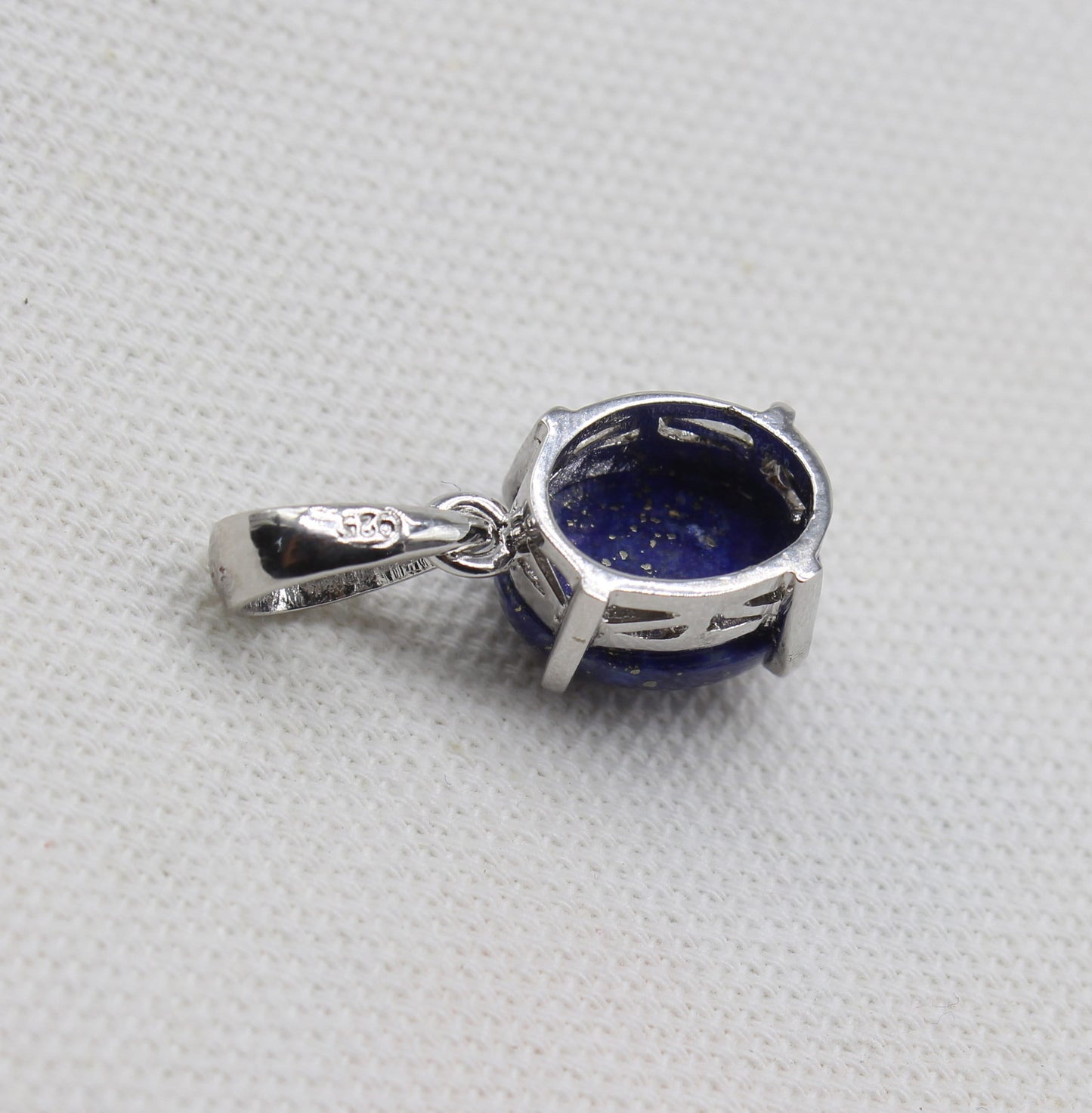 Lapis Pendant in Solid 925-Sterling Silver | Gorgeous Handmade Lapis Pendant | Bezel Pendant Gift for Her