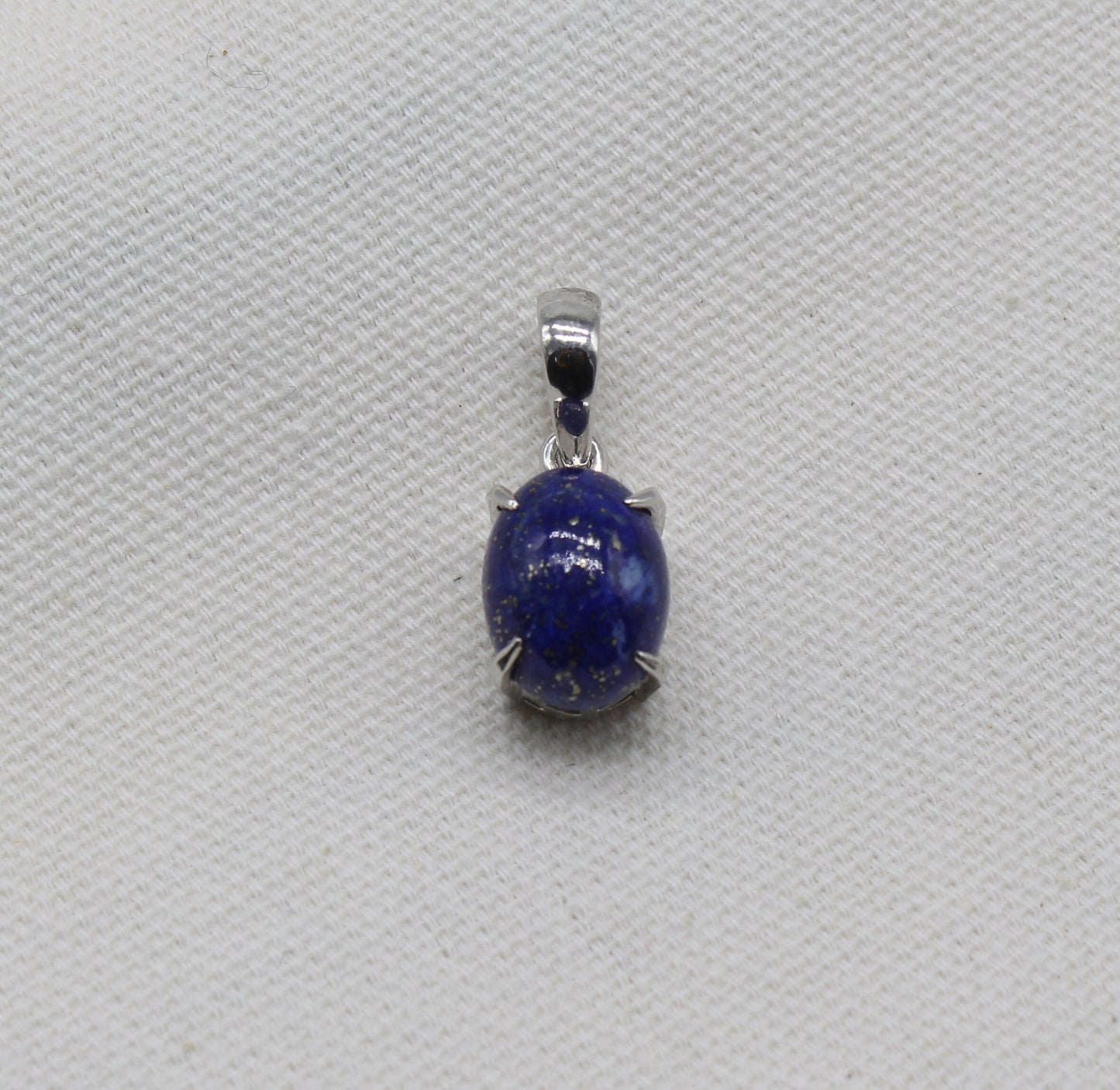 Lapis Pendant in Solid 925-Sterling Silver | Gorgeous Handmade Lapis Pendant | Bezel Pendant Gift for Her