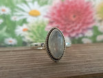 Boho Statement Ring -Rainbow Moonstone - Hand Crafted Bohemian Ring -Bohemian Ring Rainbow Moonstone Ring -Rings -Gift for Her