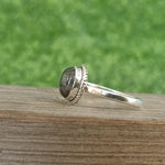 Boho Statement Ring | Black Rutile Sterling Silver Ring | Hand Crafted Bohemian Ring | Boho Ring | Black Rutile Ring | Rings for Gift