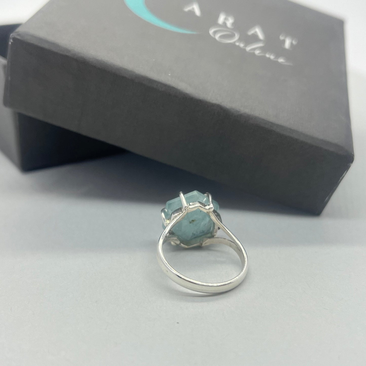 Aquamarine Stone Silver ring , Sterling Silver ring, Unique ring Silver Ring, Handmade Silver Ring, Bohemian ring, Gifts for her , freeship