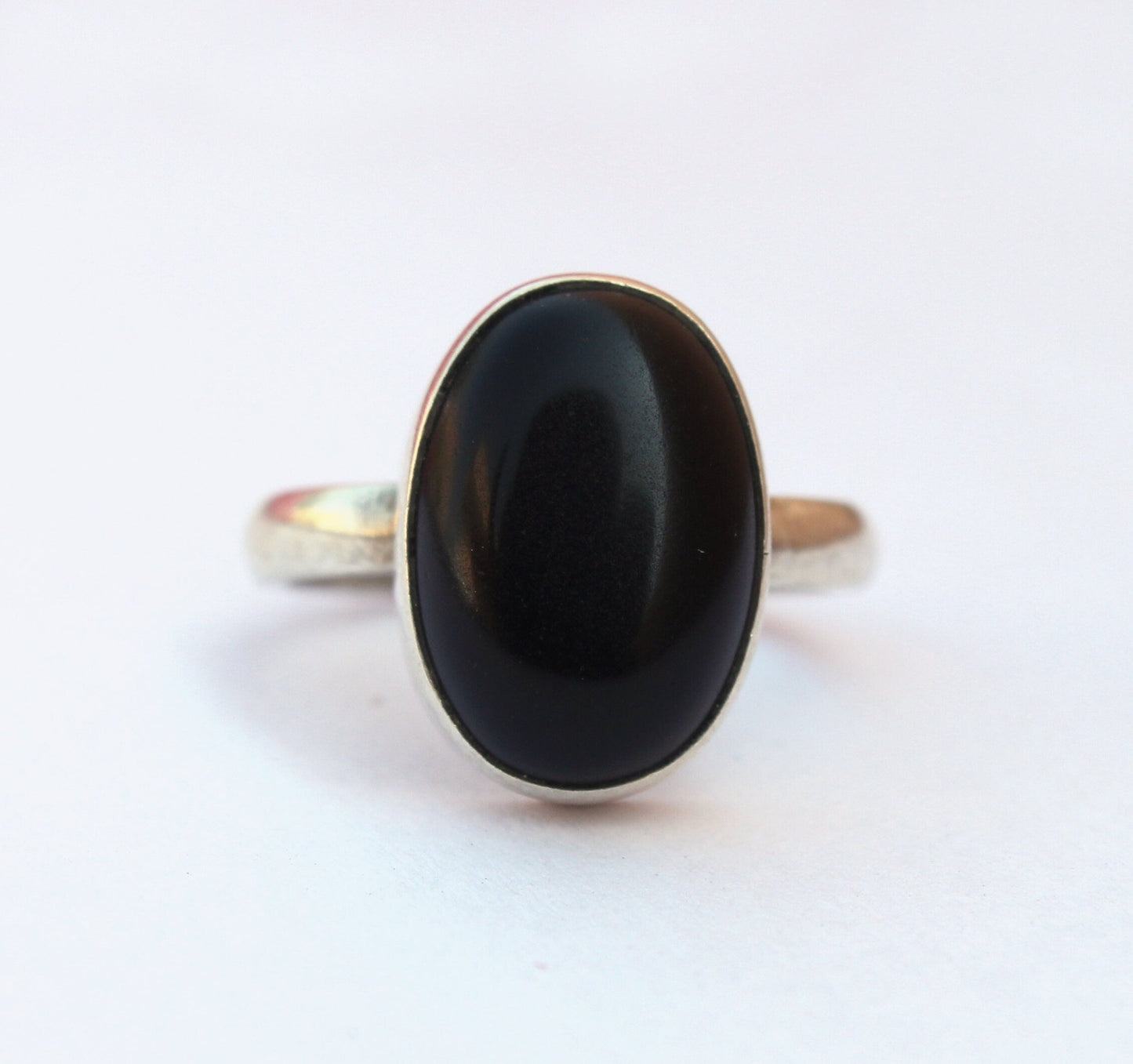 Gorgeous Bezel Ring | Black Onyx Sterling Silver Ring | Handmade Ring | Bezel Ring | Black Onyx Ring | Bezel Jewelry | Rings for Gift