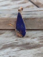 Handmade Lapis Pendant of Solid 925 Sterling Silver, Beautiful Lapis Pendant, Bezel Pendant Gift for her