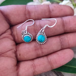 Natural Turquoise Gemstone Earrings, Turquoise Silver earrings , 925 Sterling Silver Earrings, Weddings Special earrings, Earrings For girls