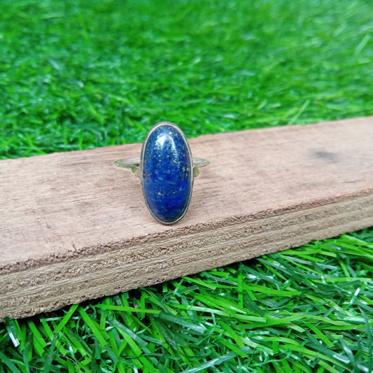 Lapis Lazuli Sterling Silver Ring - Boho Statement Ring - Hand Crafted Bohemian Ring - Bohemian Ring - Lapis Lazuli Ring - Rings - Gift