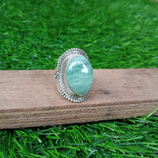 Aquamarine Stone Silver ring , Sterling Silver ring, Unique ring Silver Ring, Handmade Silver Ring, Bohemian ring, Gifts for her , freeship