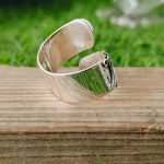 Natural moonstone  adjustable band ring , handcrafted silver band ring , moonstone band , spinner jewelry , moonstone ring ,rainbow,ring