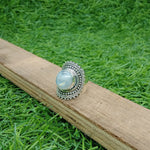 Moonstone Boho Ring - Rainbow Moonstone Sterling Silver Ring statement ring -free shipping ring  handmade jewelry gift bestseller