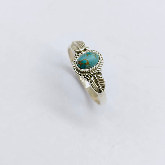 composite Turquoise  Gemstone Boho  Ring - 925 Sterling Silver Ring - Turquoise  Ring - Bohemian Ring - Turquoise ring- Rings - Gift for