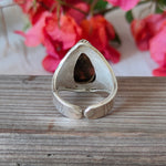 labradorite  Boho  Ring -labradorite  Sterling Silver Ring - Hand Crafted Bohemian Ring-Adjustable ring  -blue stone  - Rings -Gift for