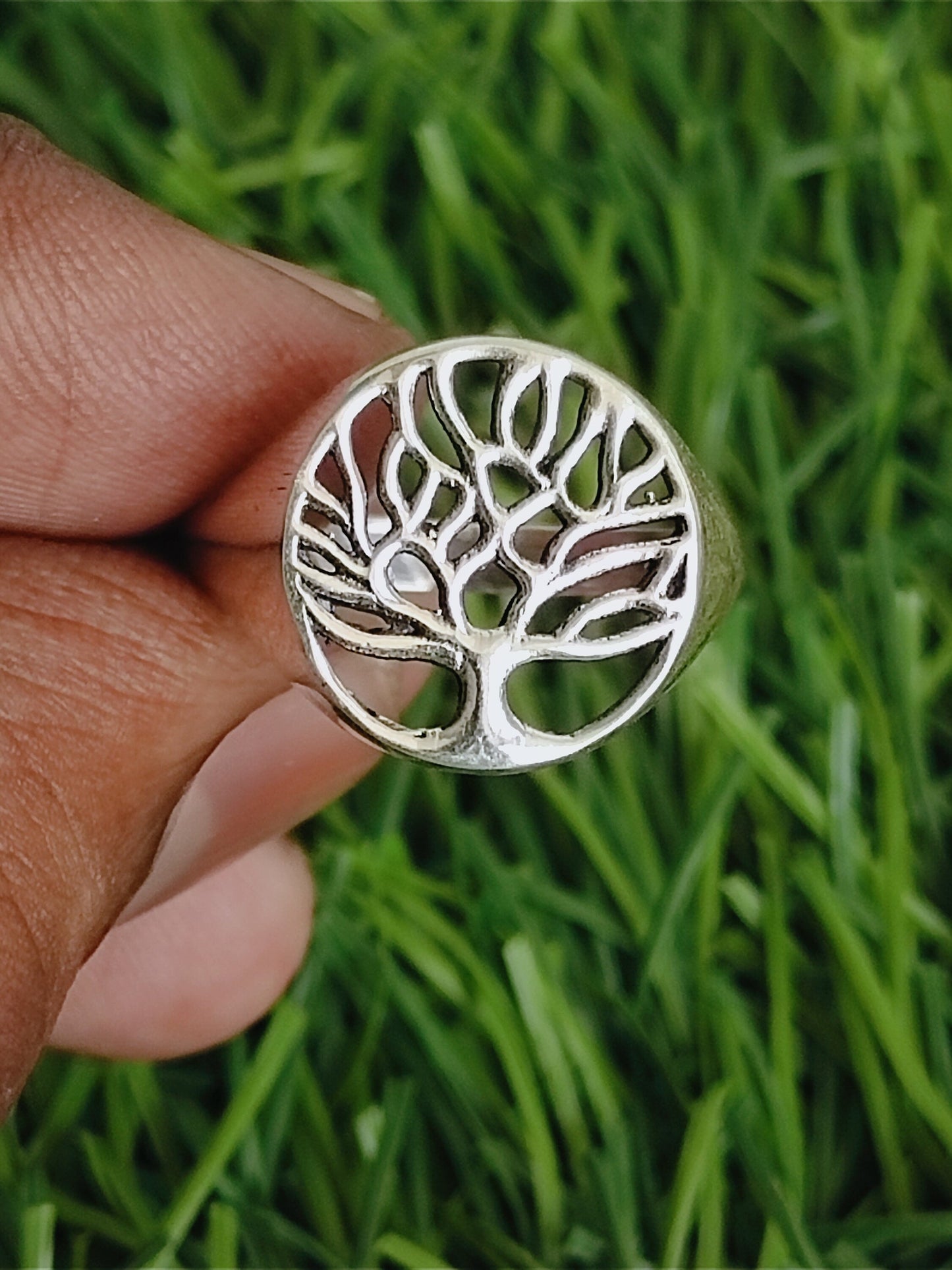 Tree of life Ring - Boho Ring - Plane Silver Ring - Life of Tree Ring - 925 Silver Ring - Simple Ring -925 Sterling Silver -Tree Ring - Gift