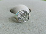 Tree of life Ring - Boho Ring - Plane Silver Ring - Life of Tree Ring - 925 Silver Ring - Simple Ring -925 Sterling Silver -Tree Ring - Gift