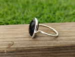 Black Onyx Boho Statement  Sterling Silver Ring - Fashion Ring - Beautiful Black Ring - Onyx Ring - Bezel Silver Jewelry - Boho Onyx Ring