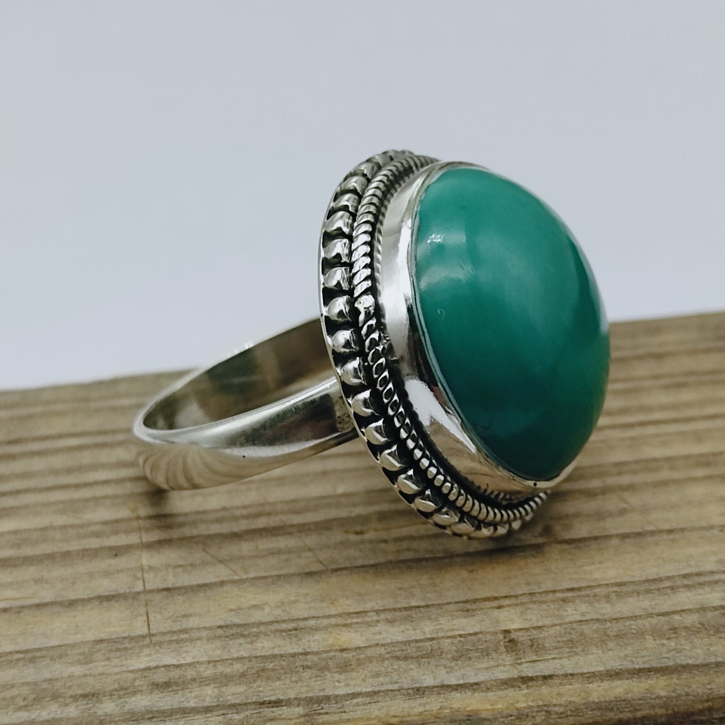 Turquoise ring , handmade silver bohemian ring , boho silver ring , Silver ring , Turquoise ring ,Sterling Silver Ring,Handcrafted Boho Ring