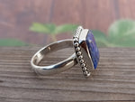 Boho Statement Ring - Lapis Lazuli Sterling Silver Ring - Hand Crafted Bohemian Ring - Bohemian Ring - Lapis Lazuli Ring - Rings - Gift for