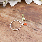 Beautiful Carnelian Boho Ring - 925 Sterling Silver Ring -Carnelian  Bohemian Ring -Silver Ring -Statment Ring - Rings - Gift for her- Gifts