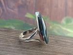 Boho Statement Ring - Moss Agate Sterling Silver Ring - Hand Crafted Bohemian Ring - Bohemian Ring -  Moss Agate Ring - Rings - Gift for her